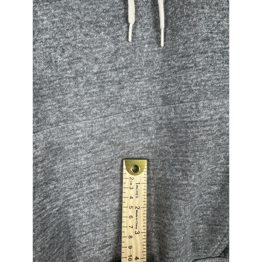 Vintage Michigan Raglan Grey Pullover Hoodie Mens Large 80s USA College - Picture 9 of 14